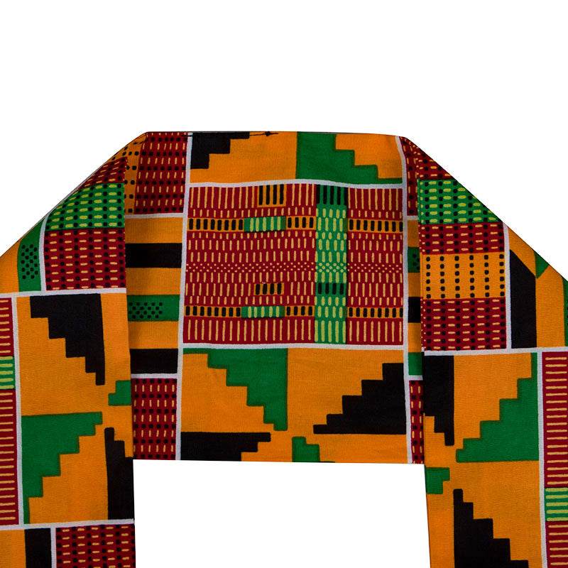 Vibrant Kente Afro Scarf