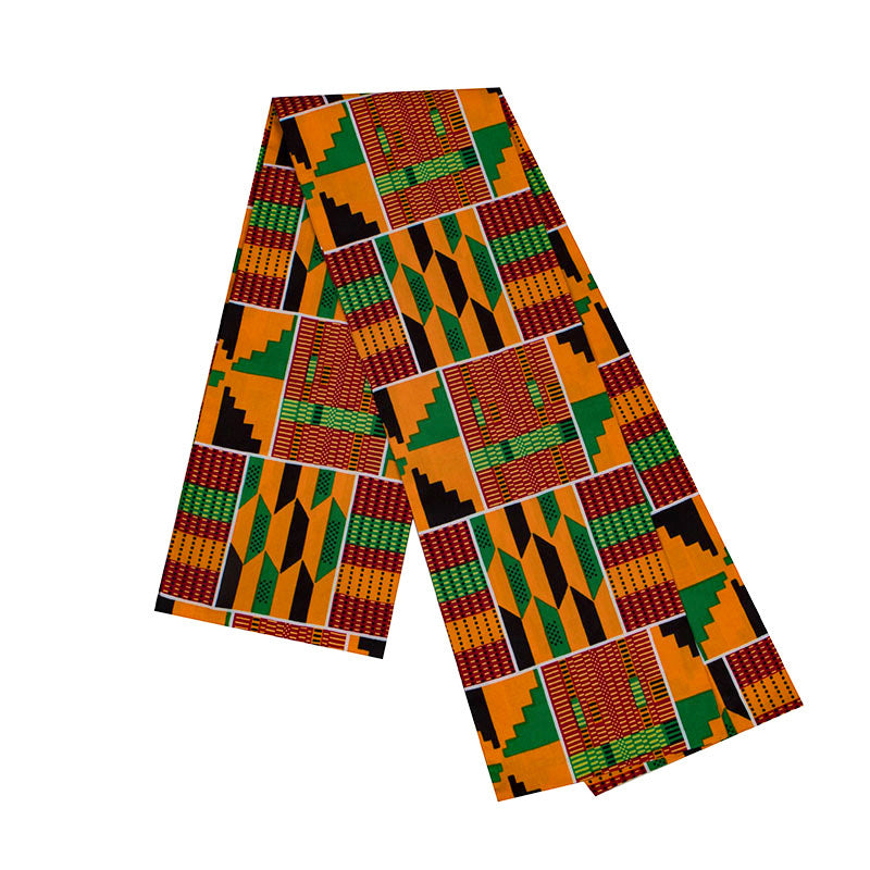 Vibrant Kente Afro Scarf